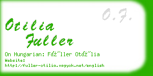 otilia fuller business card